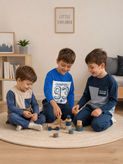 بلوز تک نخ پنبه وارداتی little kids و name it