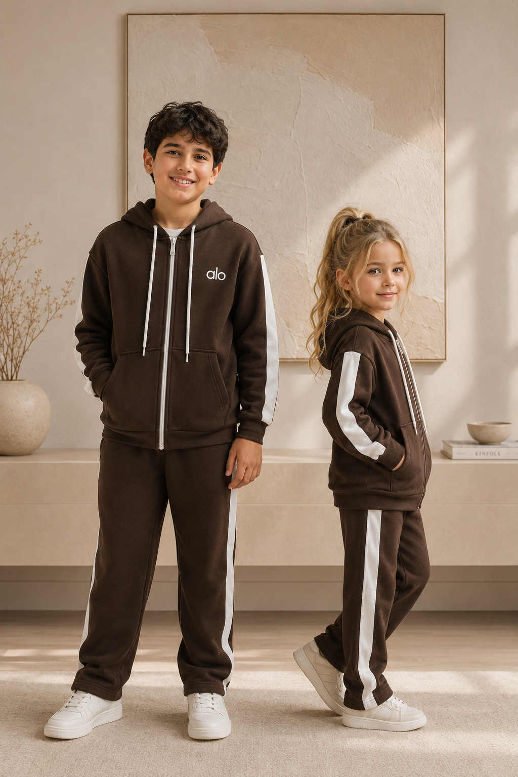 ست سویشرت و شلوار توکرکی قهوه ای تُرک - teddyonlineshop گرگان