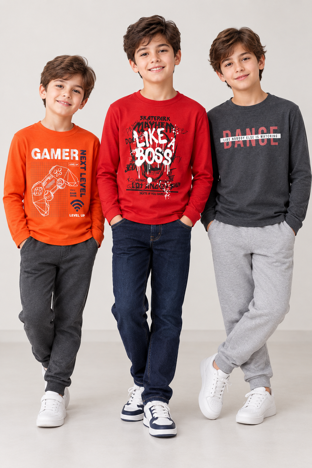 بلوز نخی پسرانه وارداتی primark سه رنگ